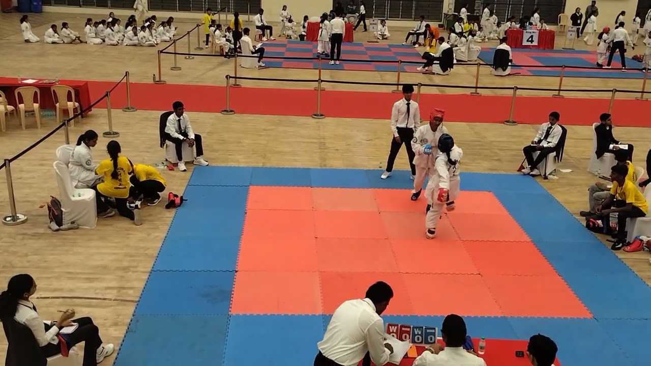 24th Karnataka State Taekwondo (ITF) Games | Junior Girls Taekwondo Events - 1