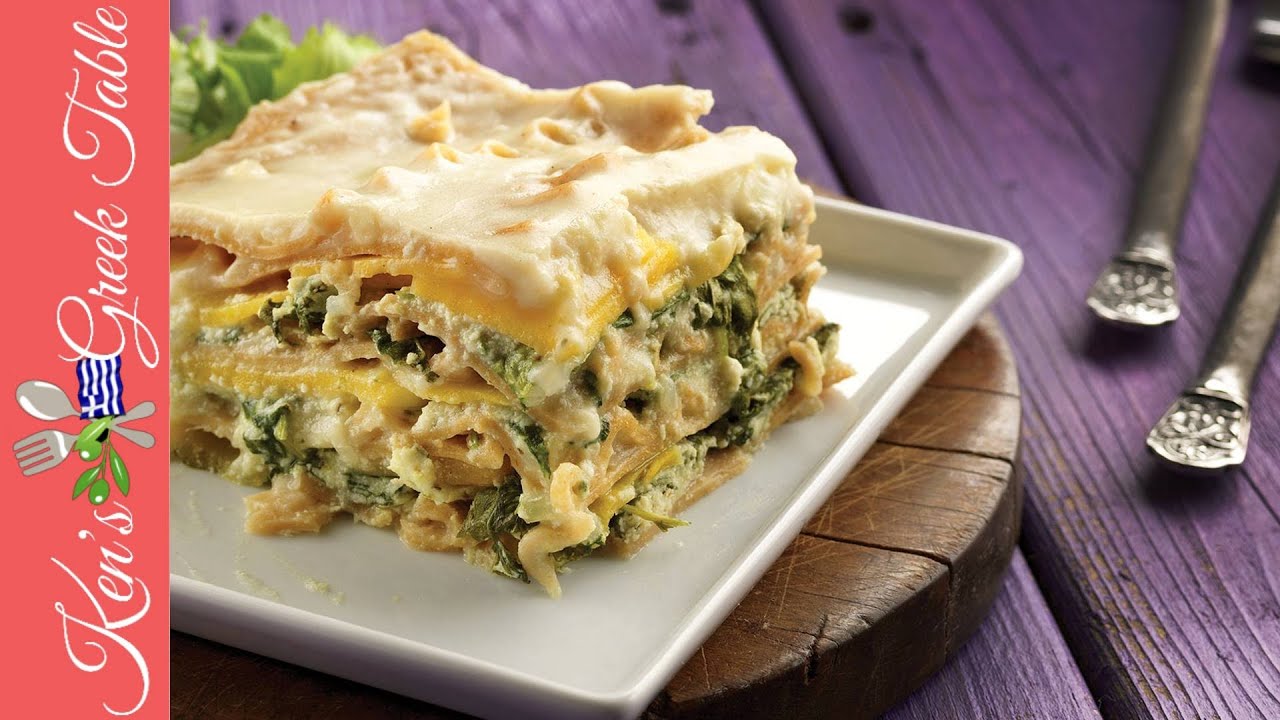 Vegetarian Lasagna | Greek Style Lasagna With Bechamel Sauce | Ken Panagopoulos