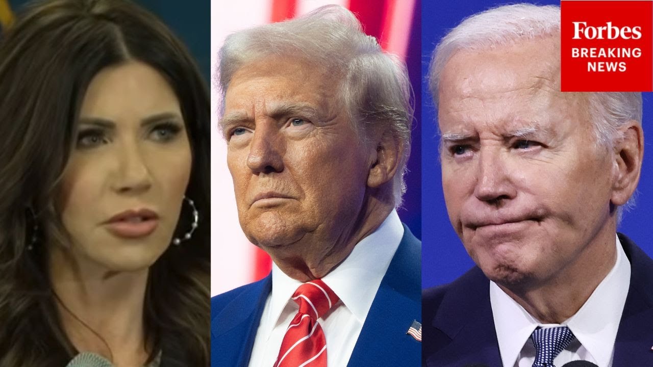 'We're So Grateful That The Border Is Safe': Noem Lauds Trump's Border Policies, Rips Biden's