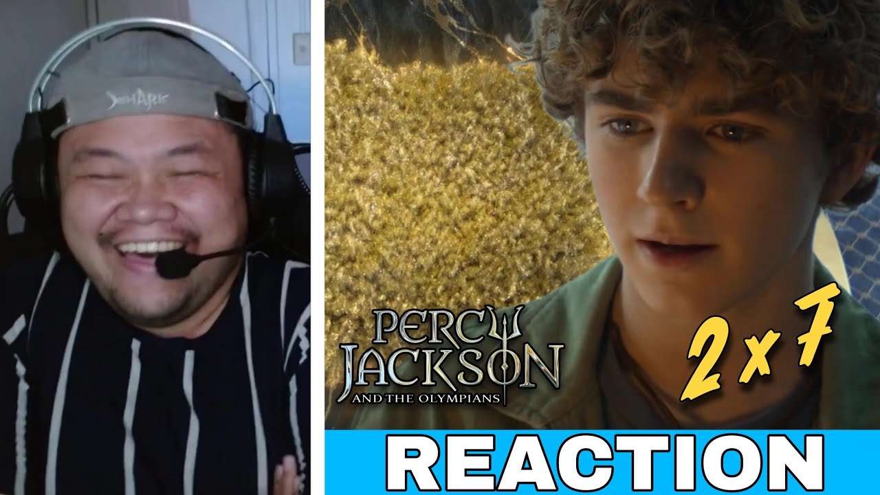PERCY JACKSON AND THE OLYMPIANS Season 2 Episode 7 REACTION | 2x07 | Sea Of Monsters | Disney Plus