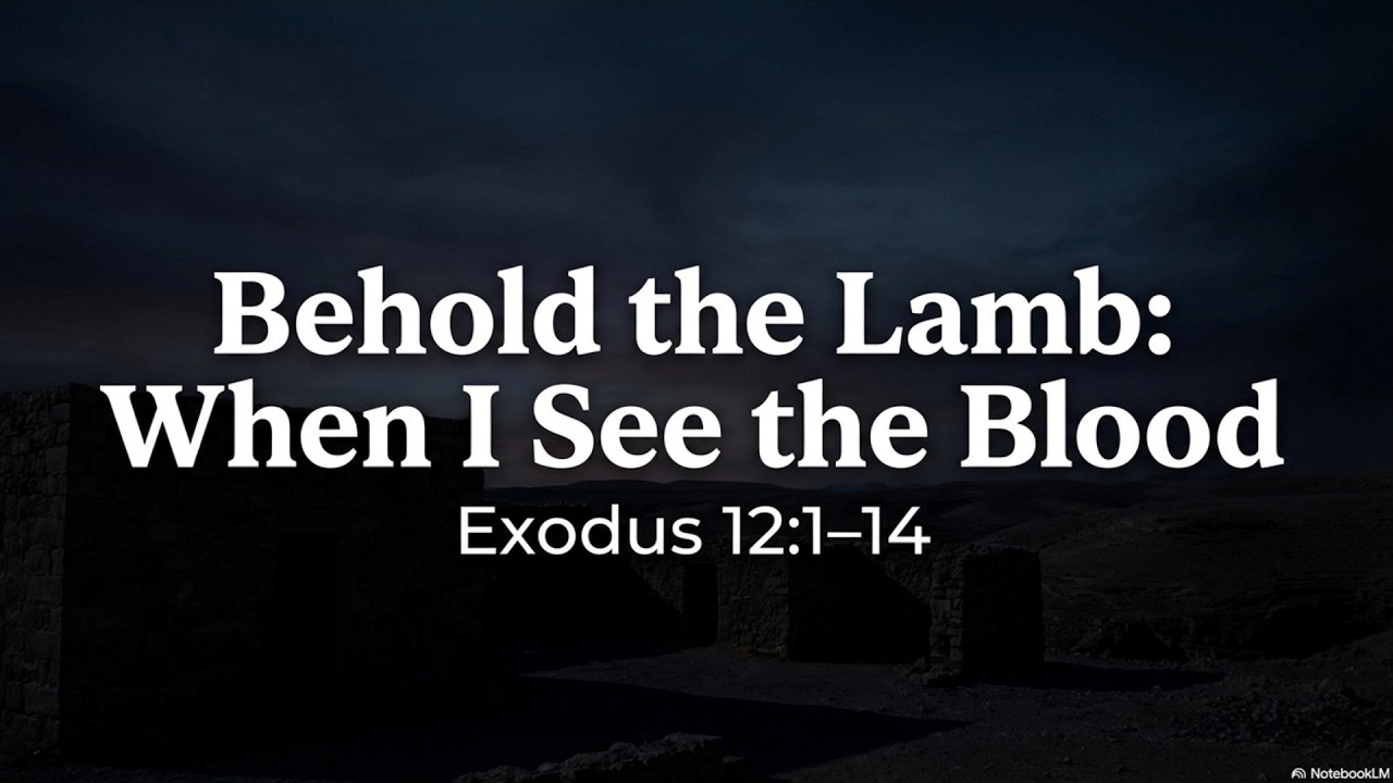 Mar. 8, 2026 - Sunday AM MESSAGE - Behold the Lamb (Exodus 12:1-14)