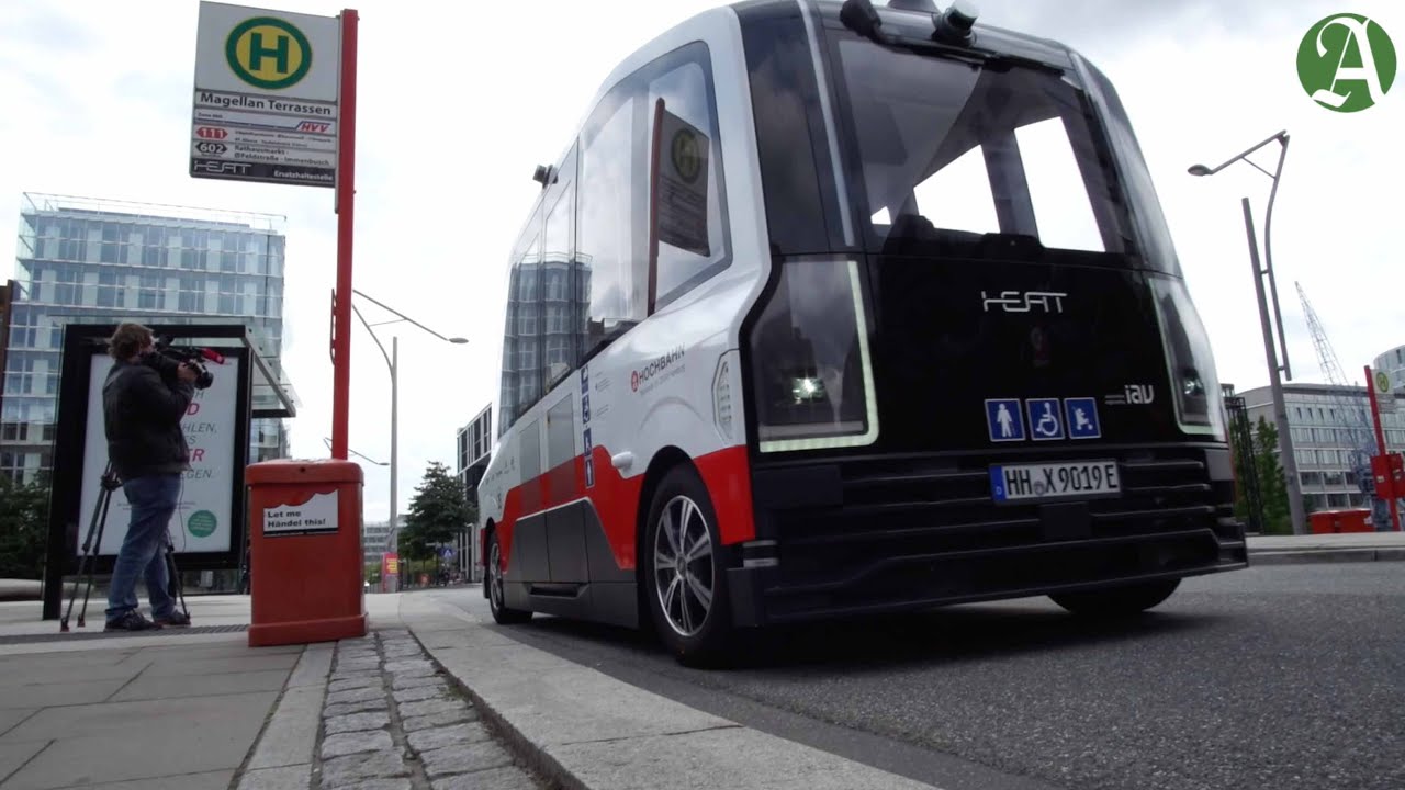 Autonomer Heat-Bus in der Hamburger Hafencity
