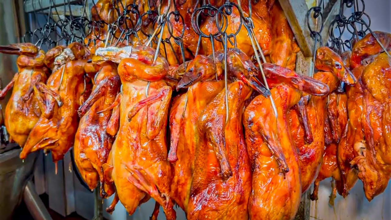 Sold out in 5 hours Roast Ducks with rice best breakfast in Cambodia