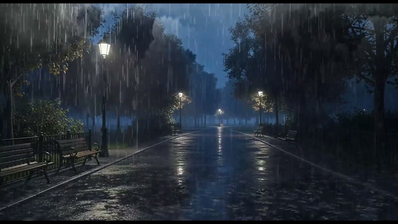 Drift Off Instantly ⚡ Heavy Rain & Thunder Relaxation Sound