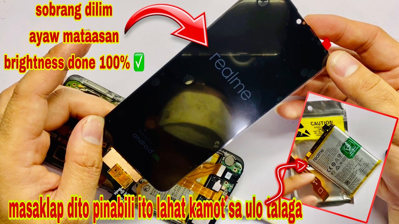 Realme 5 pro low backlight problem done Grabing stress dinanas ng may ari dito^Best Truebleshooting