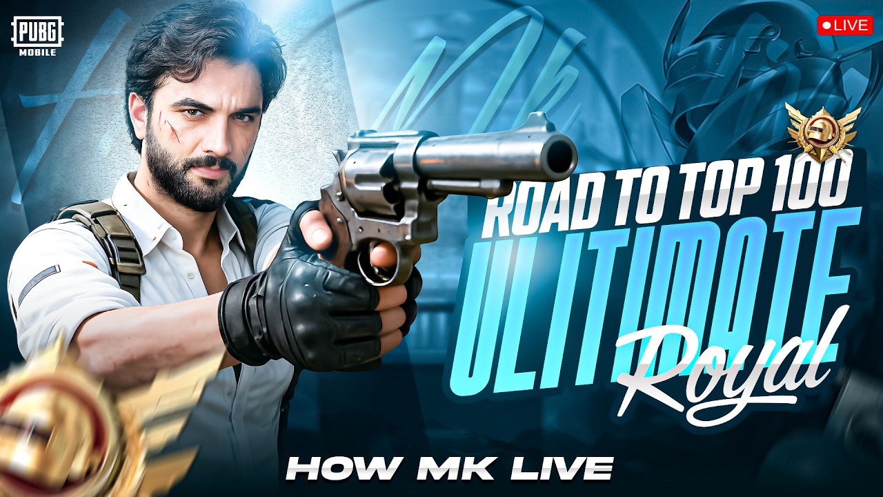 Ultimate Royal Top 100 Rank Push 🔥 | Pure Ranking Gameplay 💪 PUBG MOBILE | HOW MK LIVE #howmklive