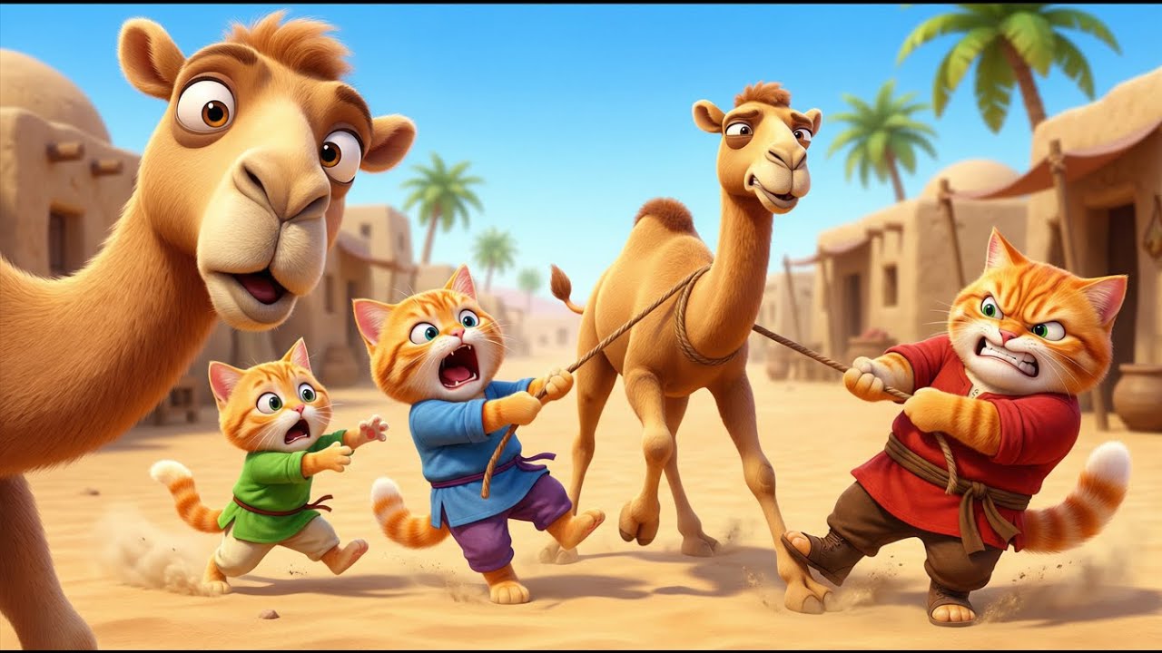 The 17 Camels Problem | A Smart Cat Story 🐱🐪