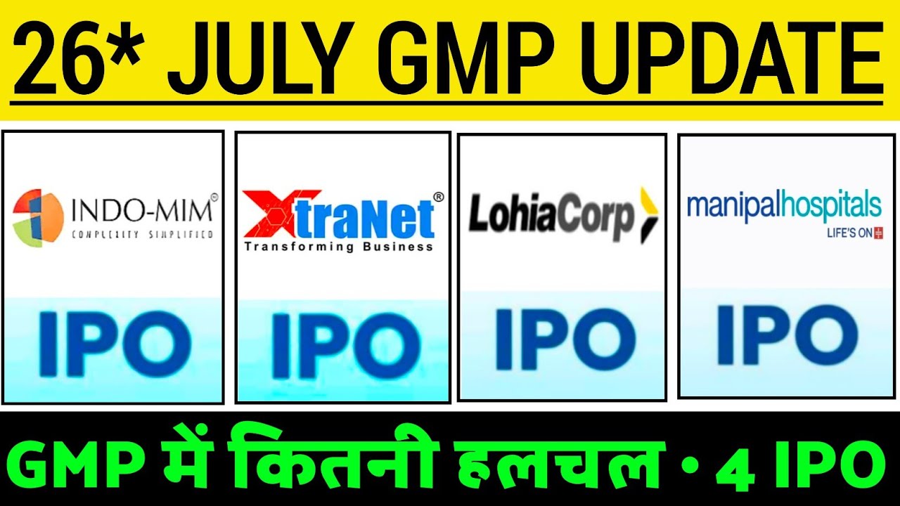 Indo MIM IPO GMP Update | Xtranet Tech IPO GMP status ? | Lohia Health IPO Latest news | All IPO GMP