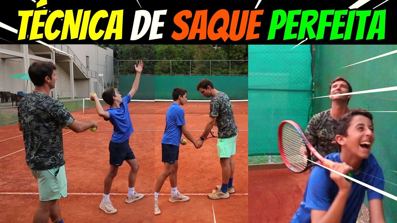Técnica de Saque PERFEITA no TENNIS!!!  Como fazer a TROPHY POSITION da forma CERTA!!!!