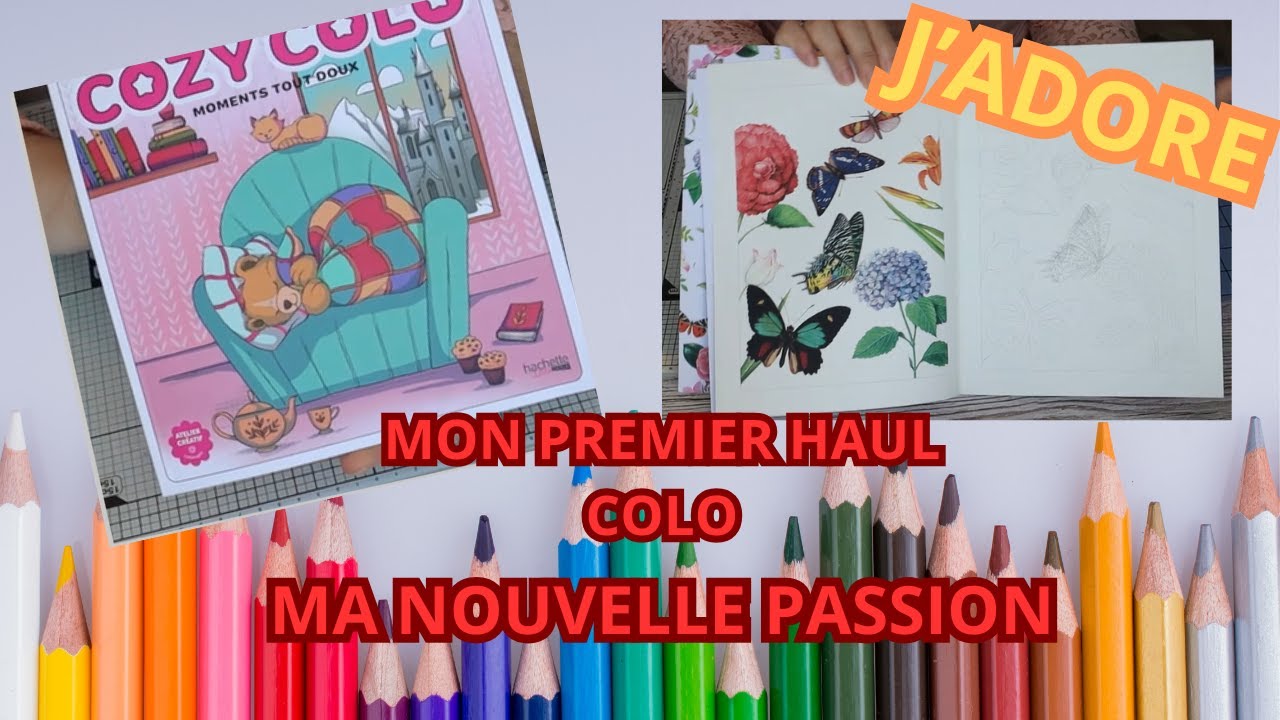 MON PREMIER HAUL COLO, mes achats de Février et de Mars #colors #coloriagepouradulte #haulvideo