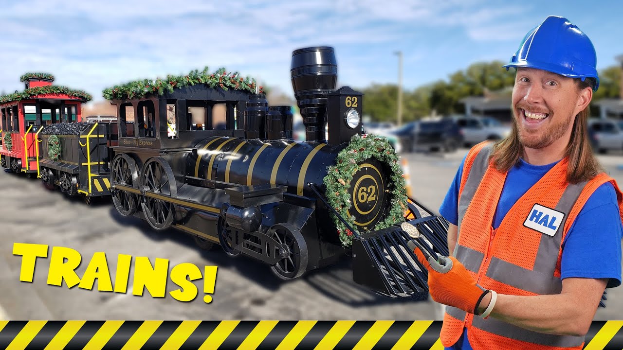 Trains are Awesome with Handyman Hal | Learn all about Trains