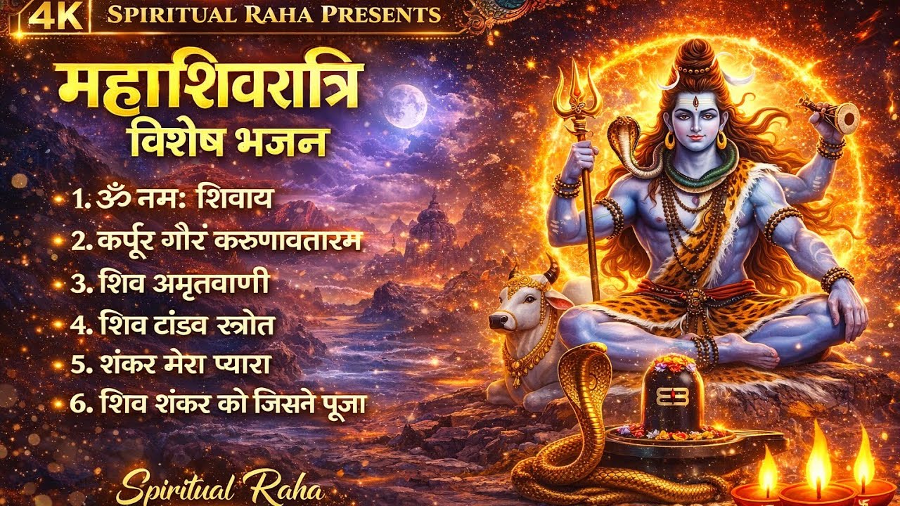 🌿☘️🌺सोमवार भक्ति भजन : ॐ नमः शिवाय, शिव अमृतवाणी, महामृत्युंजय मंत्र, शिव चालीसा, ॐ जय शिव ओंकारा🌺🙏