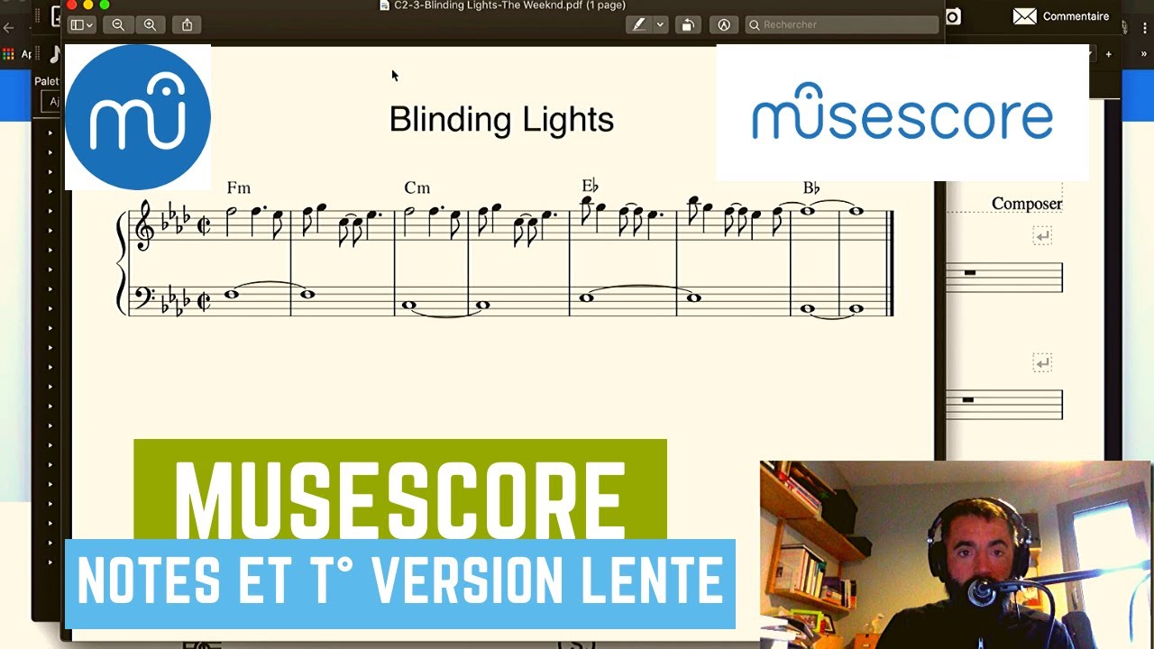 MUSESCORE - SAISIE DE NOTES ET TEMPO