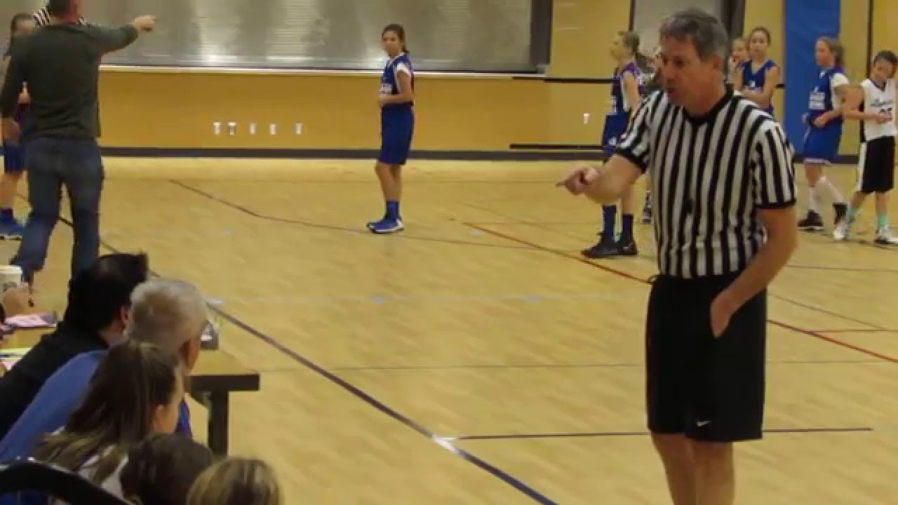 Referee Warns Fan Twice at Basketball Tournament in LaConner, Washington - December 12, 2015