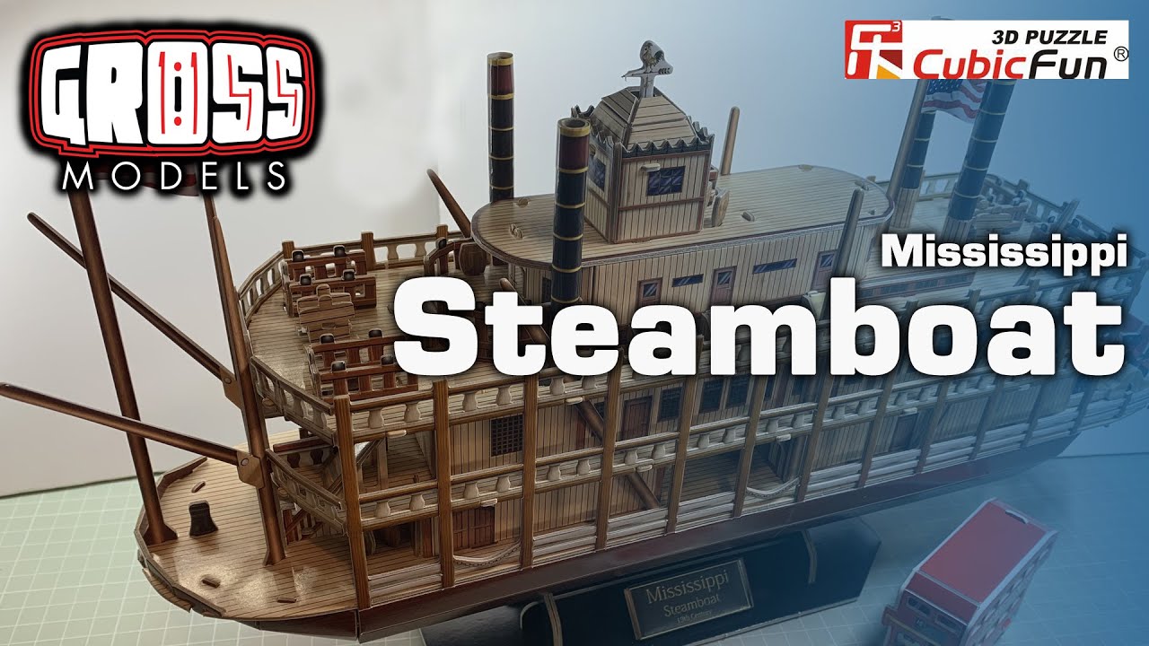 CubicFun Mississippi Steamboat