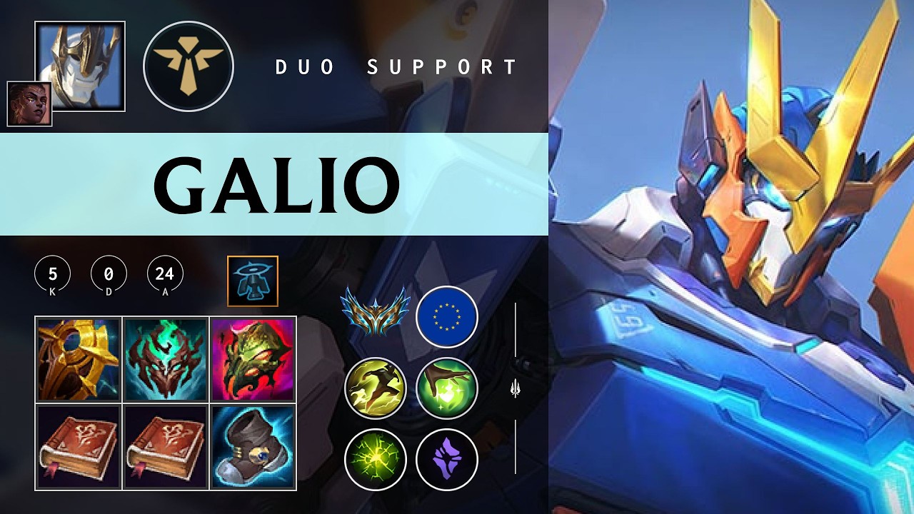 Galio Support vs Leona - EUW Challenger Patch 26.03