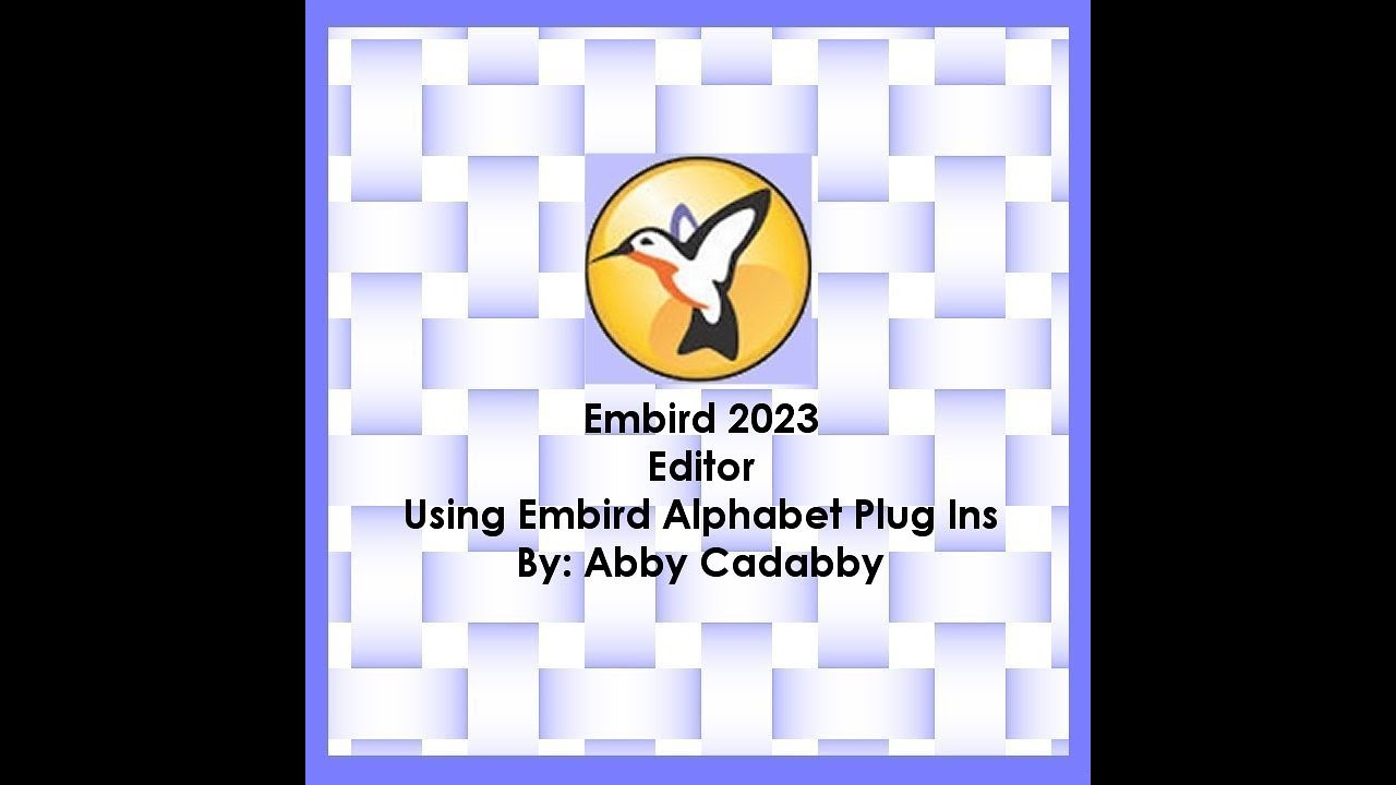 6. Using Embird Plug In Fonts