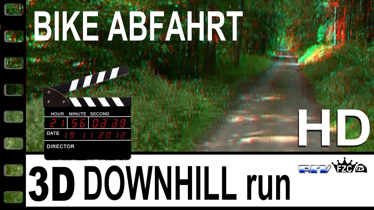 Downhill run Bike Abfahrt 3D HD free Kenial FZCtv RtvMedia Exclusive