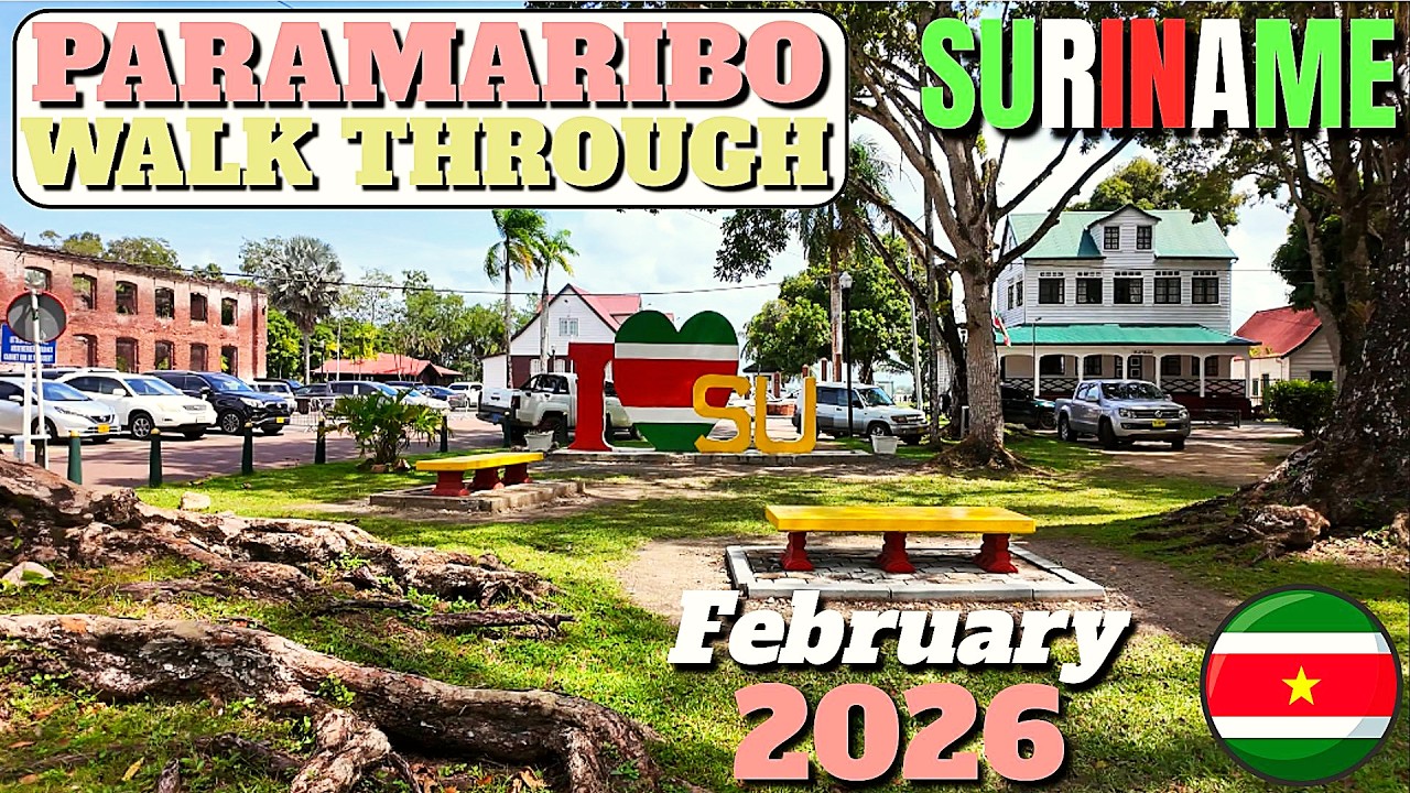 Walking Through The Heart of Suriname | Paramaribo 🇸🇷