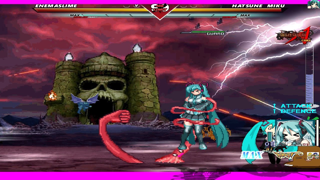 Enema Slime Vs Hatsune Miku | Mugen Fighting Games
