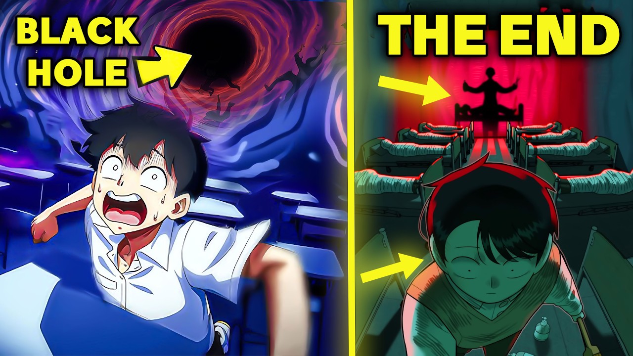 The Whole School Falls into Black Hole🕳️ Then Students Meet Strange Things (Completed Manhwa Recap)