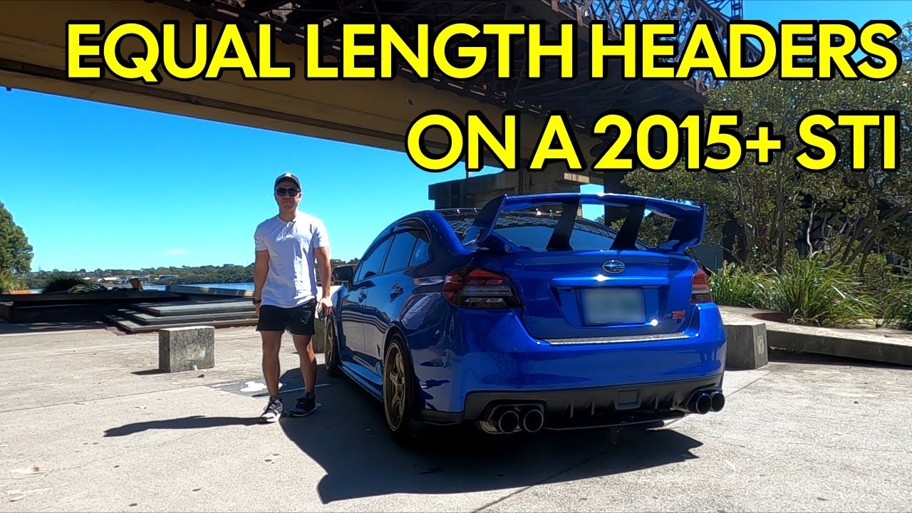 Killer B Equal Length Holy Headers on a 2015+ WRX STI