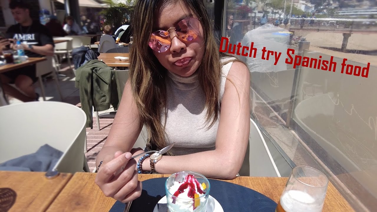 Trying out Food in Tossa de Mar, Spain