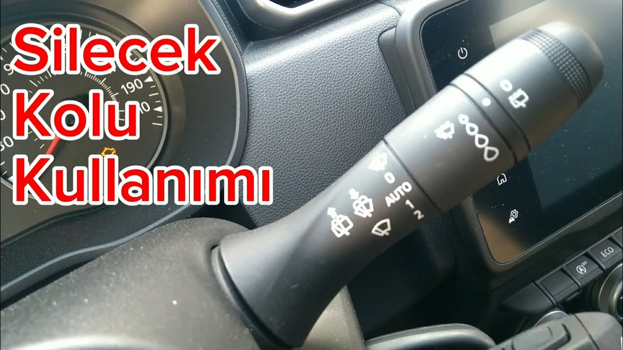 Dacia Duster 1.3 Tce 150 HP EDC Journey - Silecek Kolu Kullanımı