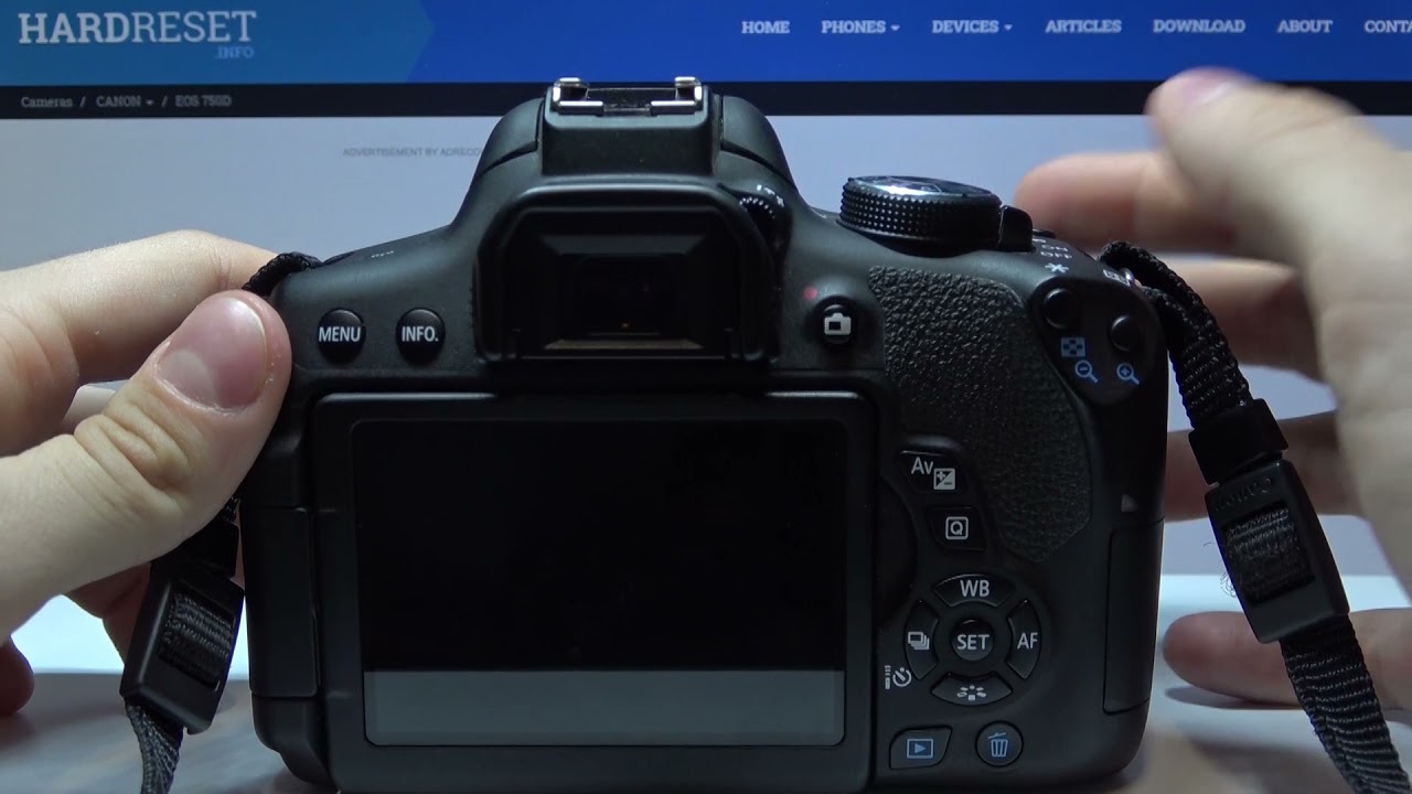 Как включить режим Live View на Canon EOS 750D &mdash; Включение режима Live View на Canon Rebel T6i.