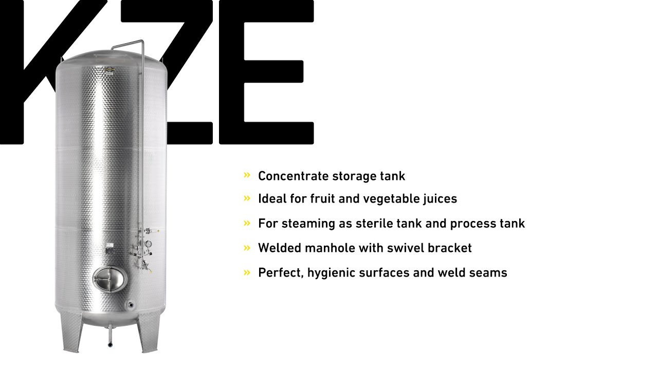 KZE: Concentrate storage tank by Speidel