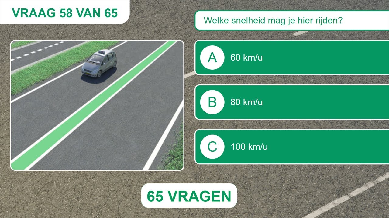 🚘 Compleet CBR Auto Theorie Examen Oefenen: Daag jezelf uit met 65 Vragen! 🚗