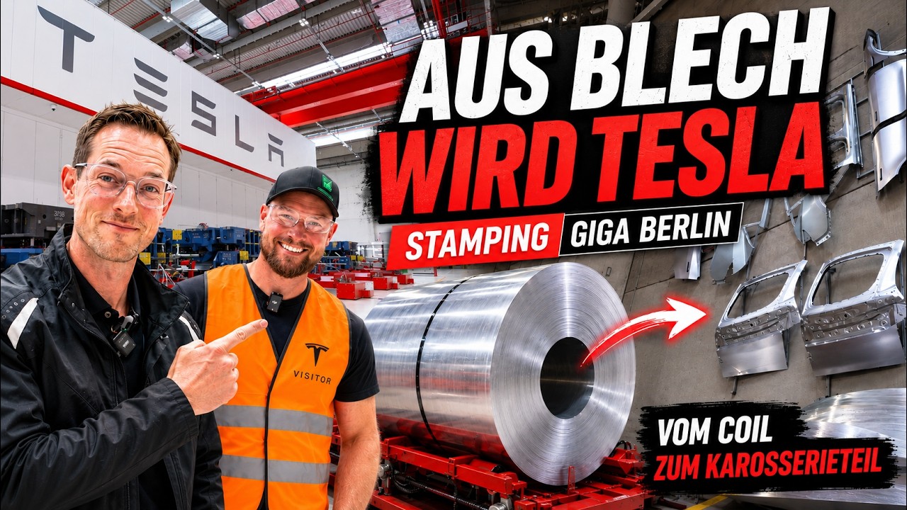 Teil 3 | Aus Blech wird ein Tesla: Plastics & Stamping in der Giga Berlin | EFIEBER