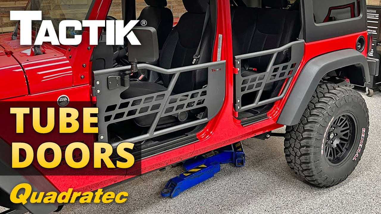 Tactik Tube Doors for 07-18 Jeep Wrangler JK