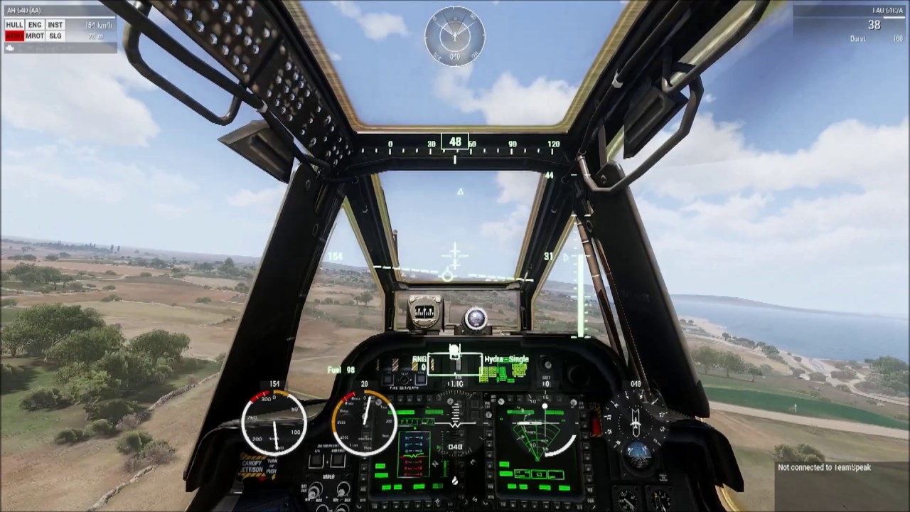 AH 64 No Tail Rotor Landing Technique