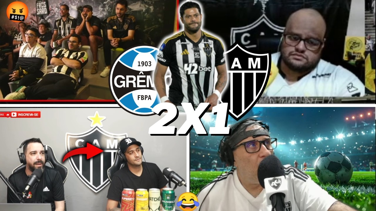 REAÇÕES DOS ATLETICANOS REVOLTADOS E TRISTEZA TOTAL | GRÊMIO 2 X 1 ATLÉTICO-MG | BRASILEIRÃO 2026