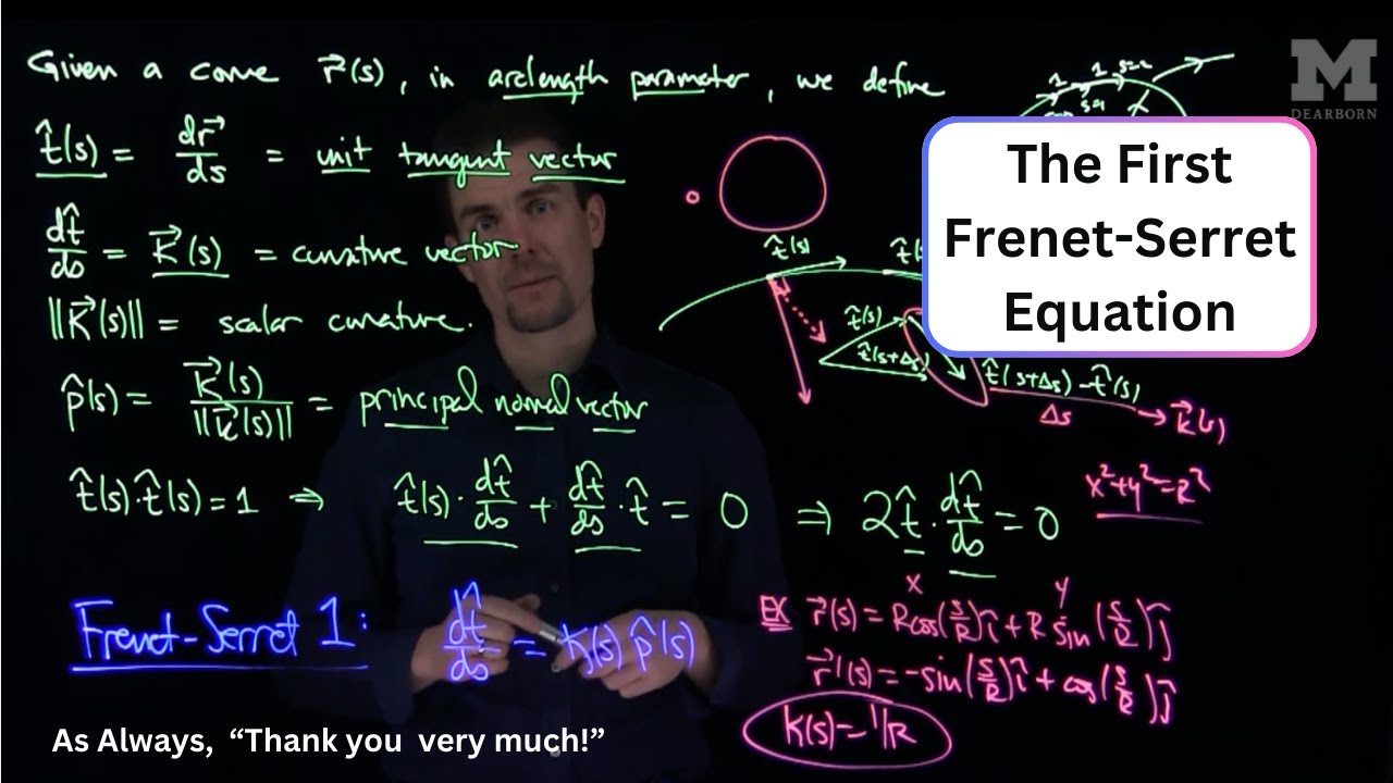 The First Frenet-Serret Equation