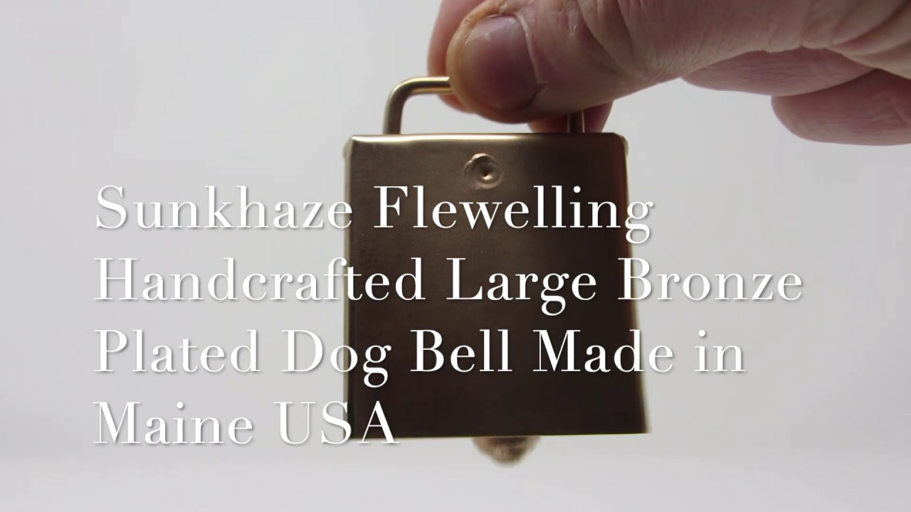 Sunkhaze Flewelling Handcrafted Large Bronze Dog Bell