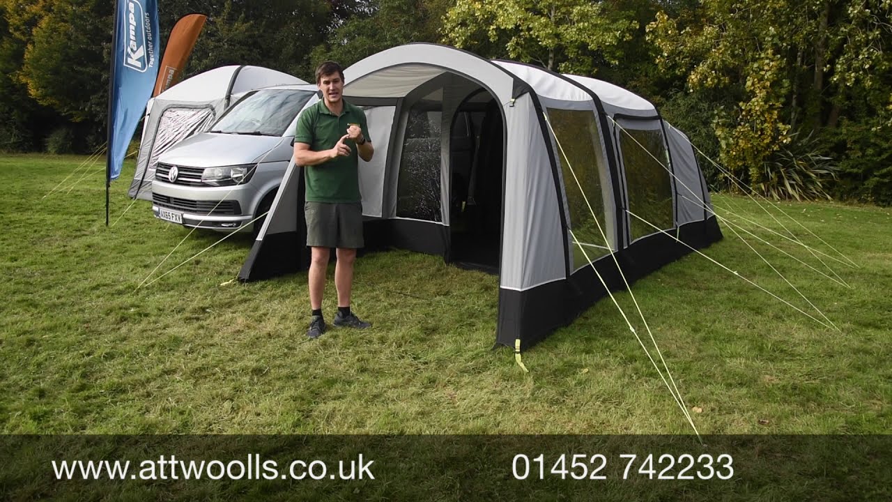 Обзор тентов Kampa Touring TC и Touring Air для VW 2025