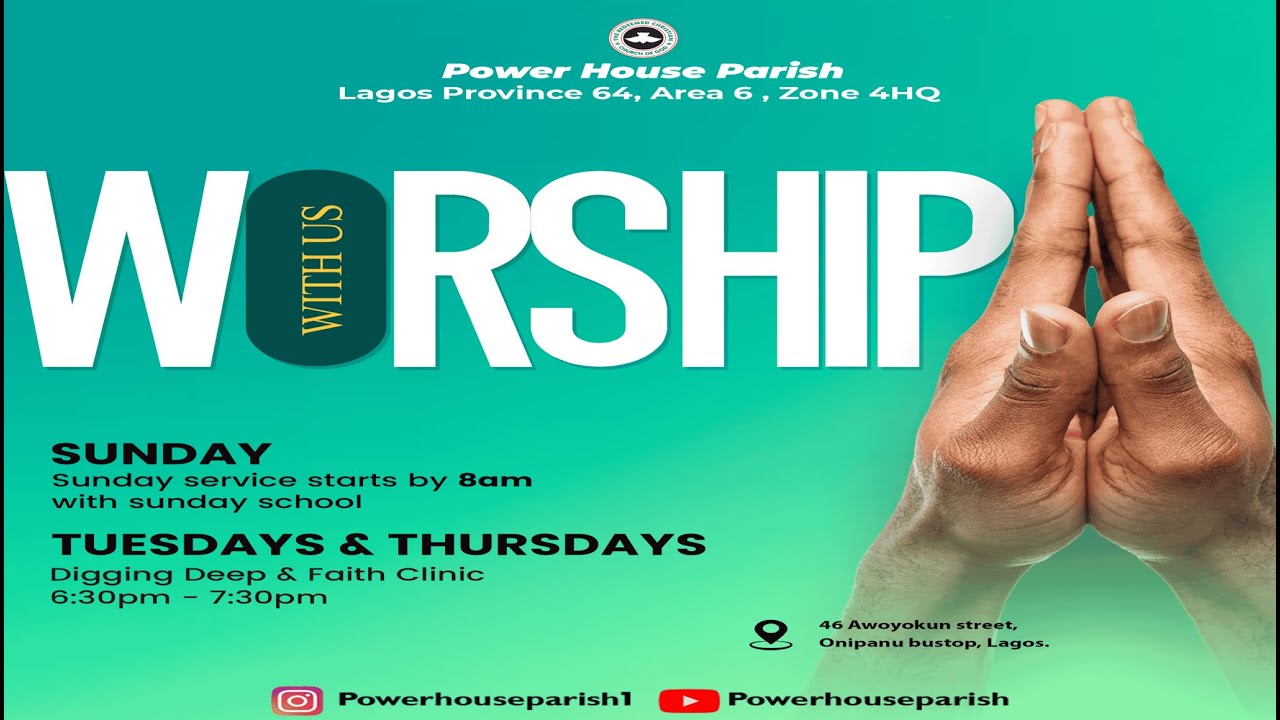 RCCG POWER HOUSE PARISH SUNDAY SERVICE SERMON 9TH NOVEMBER, 2025