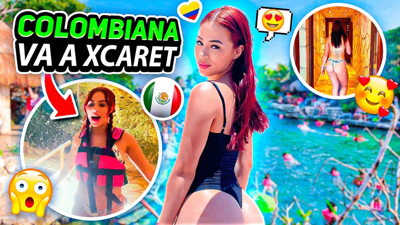 Colombiana en Xcaret 🇲🇽😱 No me quiero ir ❤️