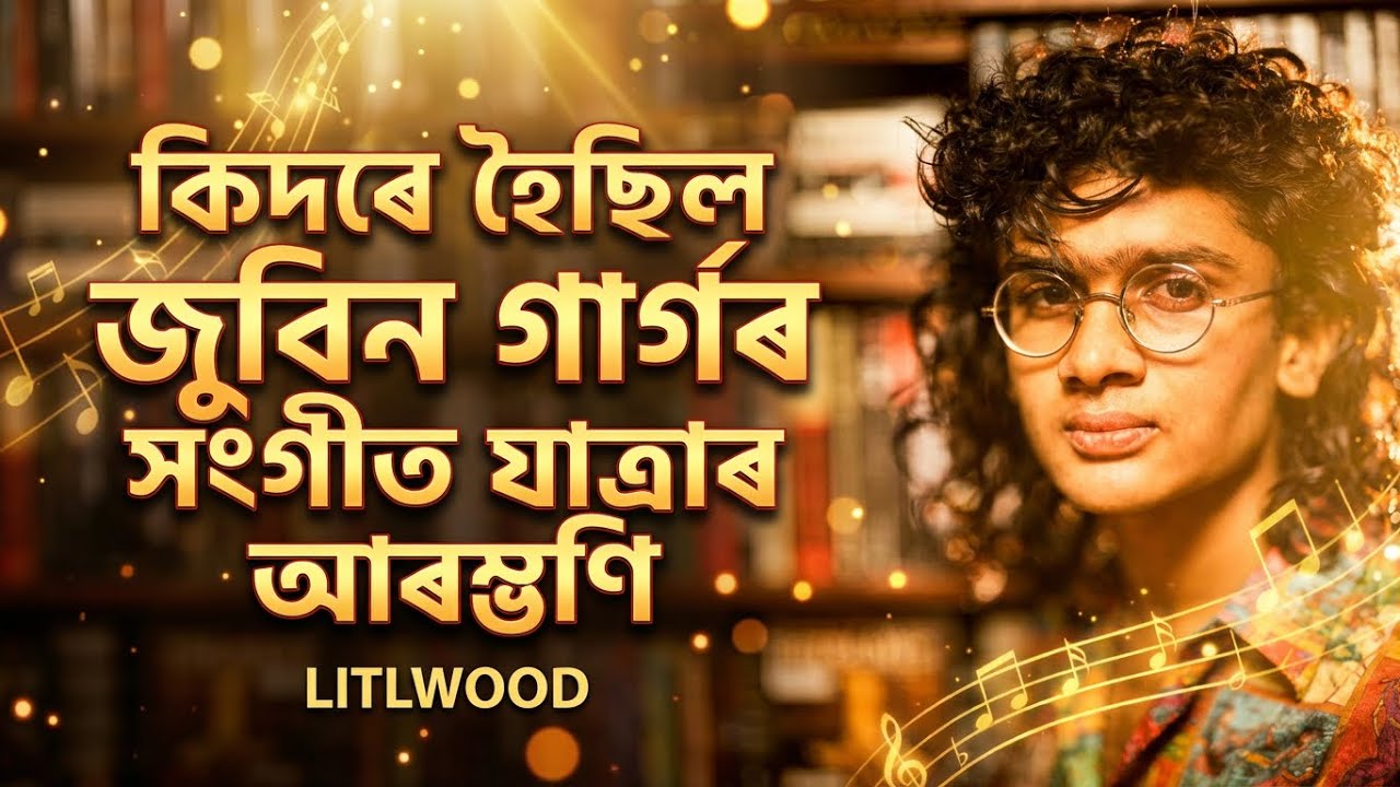 কিদৰে হৈছিল জুবিন গাৰ্গৰ সংগীত যাত্ৰাৰ আৰম্ভণি । AI Documentary by @litlwood | #zubeen #zubeengarg