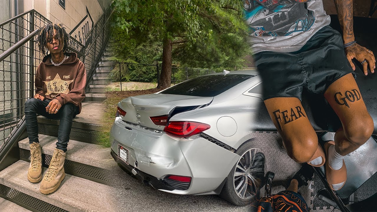 GOT INTO A CAR ACCIDENT…