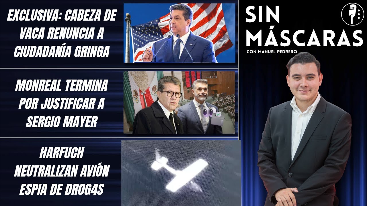 #SinMáscaras | HARFUCH DETIENE AVIÓN DE DR0G4$ CLANDESTINO | CABEZA DE VACA EN LA CUERDA FLOJA