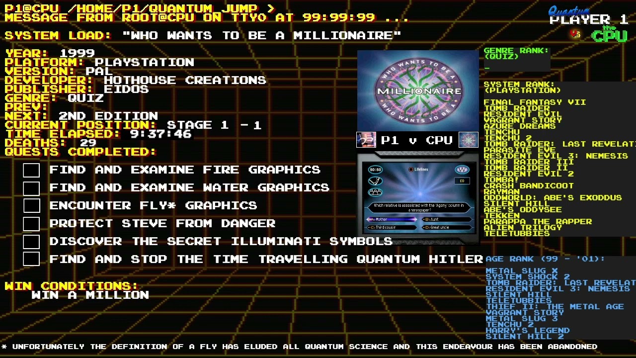 ARCADE MODE - Who Wants to Be a Millionaire (3rd attempt) / Killer Instinct (last chance) / Nominati