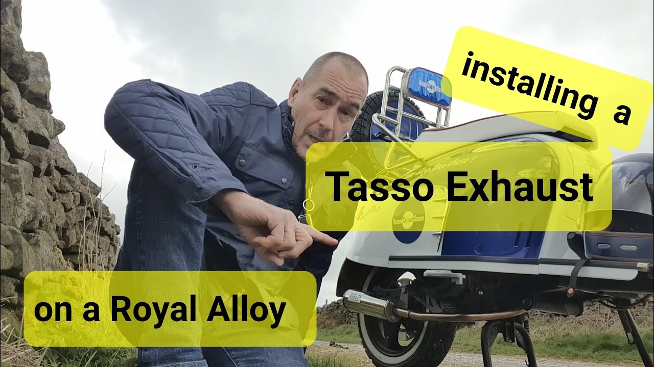Installing a Tasso Exhaust On A Royal Alloy GT125