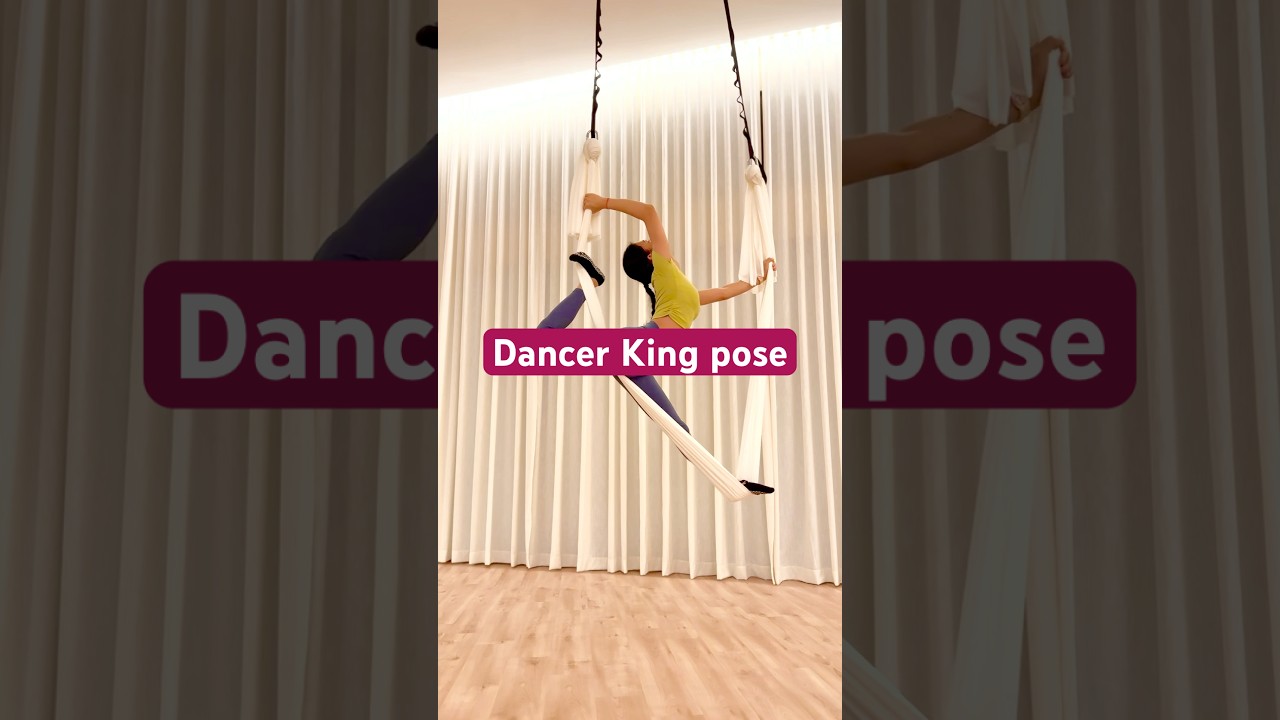Aerial intermediate flow #aerialyoga #yoga #aerialshorts