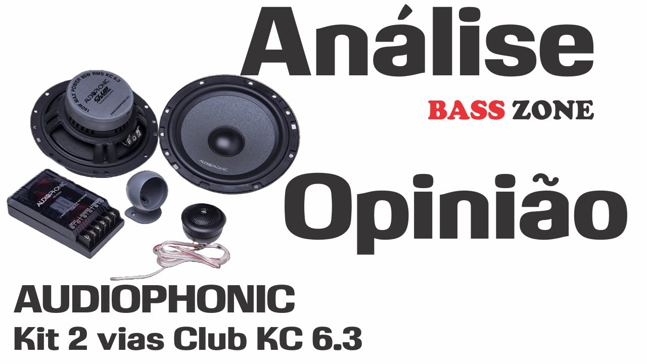 Kit 2 vias Audiophonic Club KC 6.3 Opini&atilde;o