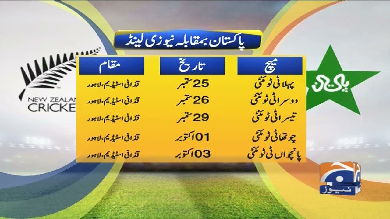 Pakistan Tour of New Zealand 2021