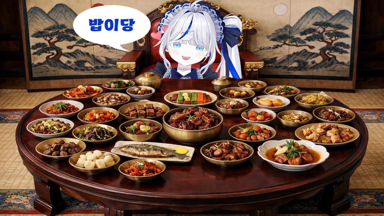 여기 봐요 린아가가 밥을 먹어요