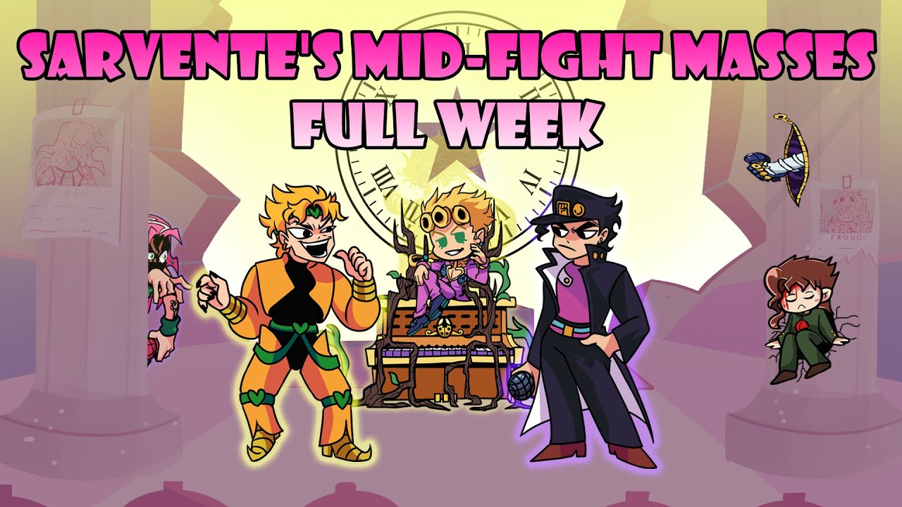 JJBA In Sarvente's Mid-Fight Masses Full Week